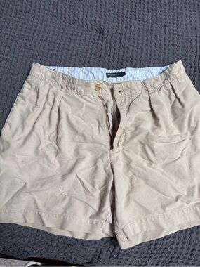 Southern Marsh Beige Khaki Cotton Shorts